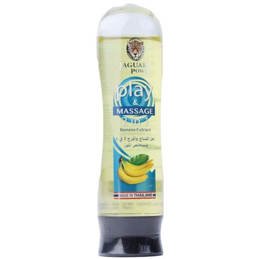 Jaguar Power Play & Massage 2-in-1 Banana Extract Lubricant Gel