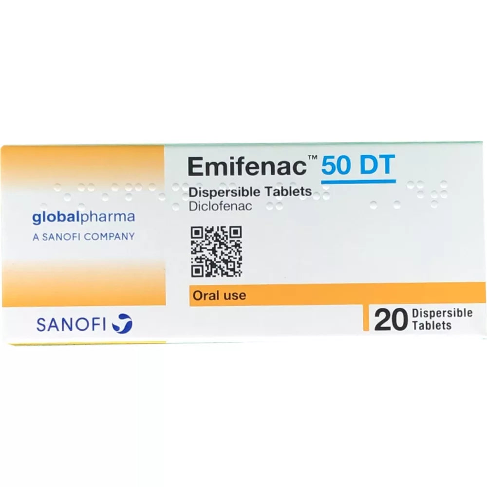 Emifenac 50mg dt tab 20s