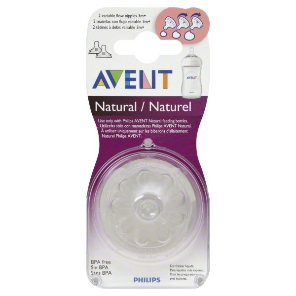 Philips Avent Natural 2.0 Teats Variable x 2