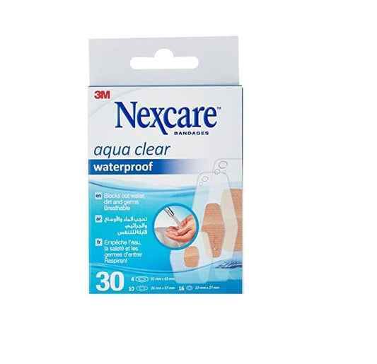 Nexcare Assorted Waterproof Bandages, 30 Bandages