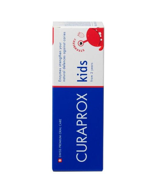 Curaprox Enzycal Kids Strawberry Flavor Toothpaste 950 PPM, 60 ml