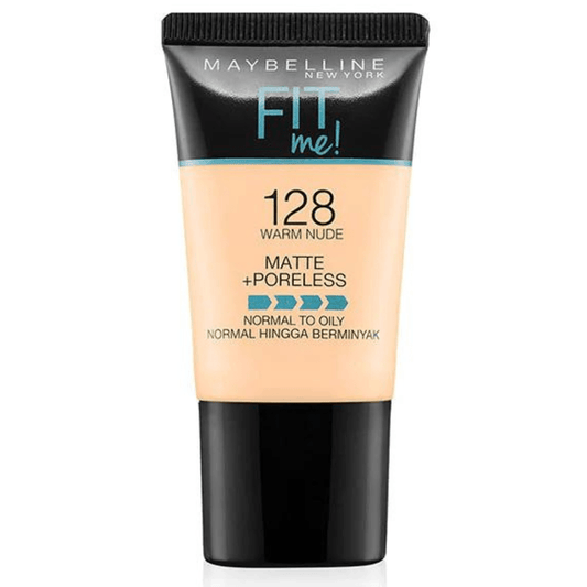 Maybelline New York Fit Me Matte + Poreless Foundation - 128 Warm Nude