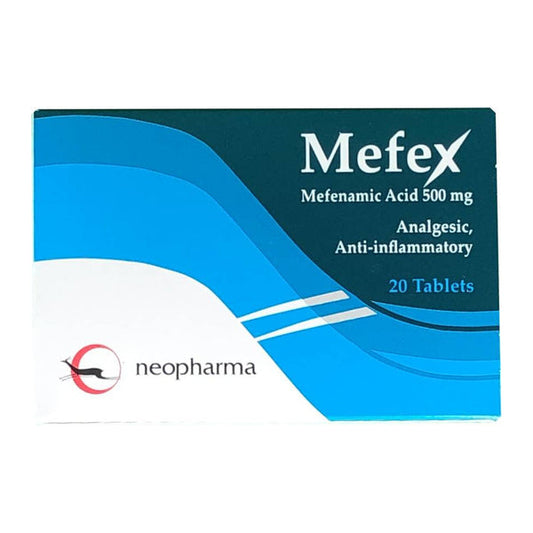 Mefex 500mg Tablets, 20 Tablets