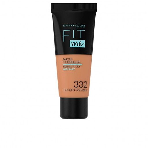 Maybelline New York Fit Me Matte And Poreless Foundation 332 Golden Caramel