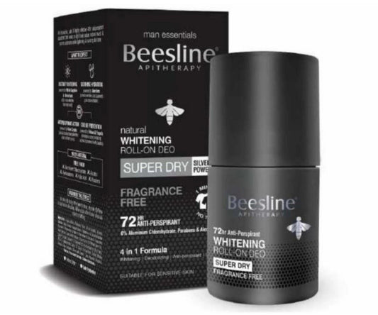 Beesline Whitening Roll On Deo Super Dry Fragrance Free 50 ml