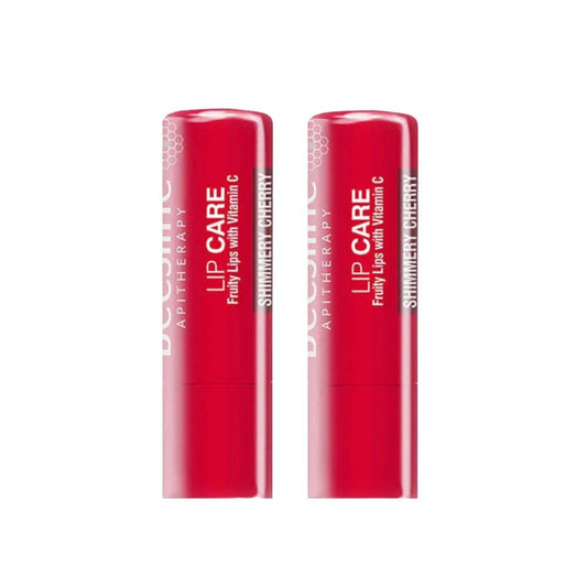 Beesline Shimmery Cherry Lip Care, 2x4g