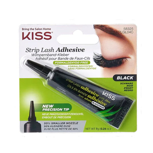 Kiss Black with Aloe Vera Strip Lash Adhesive, 7g