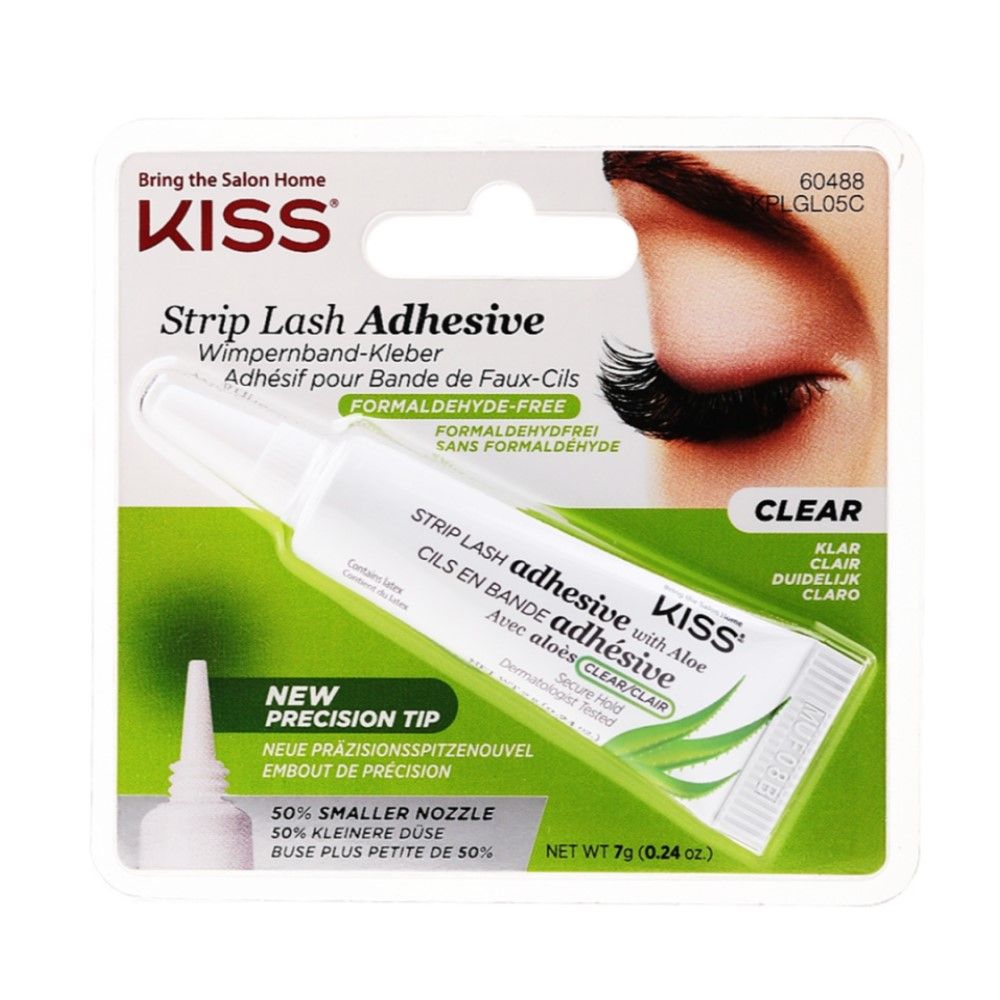 Kiss Clear with Aloe Vera Strip Lash Adhesive, 7g