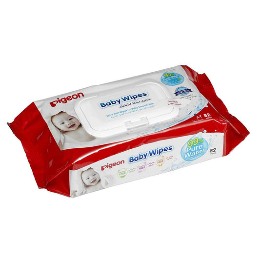 Pigeon Baby Wipe With Lid 82 Sheets