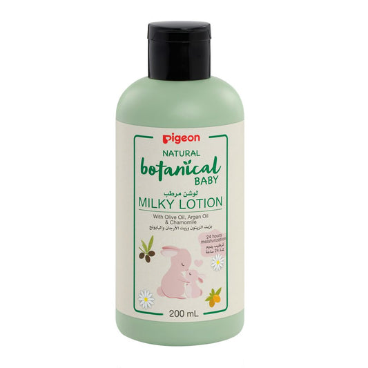 Pigeon Natural Botanical Baby Milky Lotion, 200ml