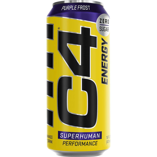 C4 Original Purple Frost Carbonated Energy Drink, 473ml