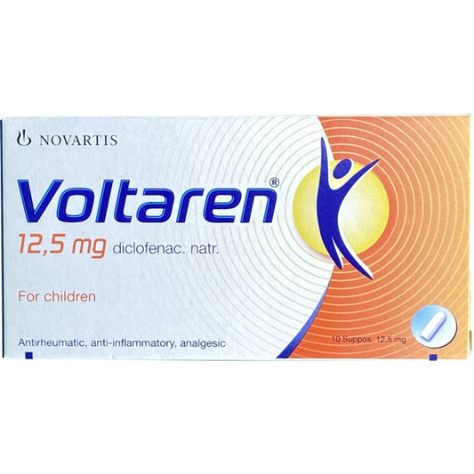 Voltaren 12.5mg Suppositories, 10 Count