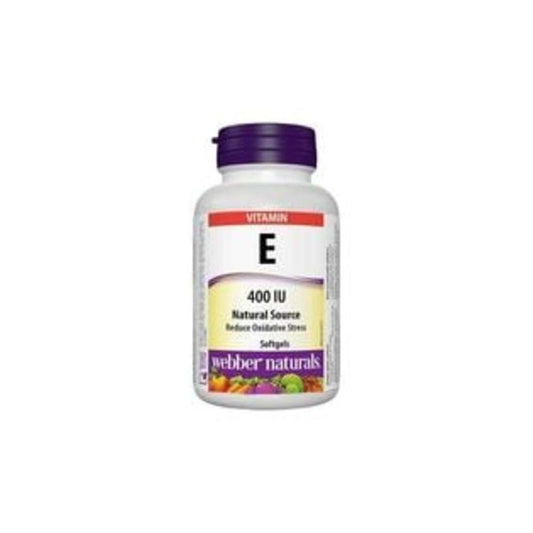 Webber Naturals vit e 400iu 30s caps