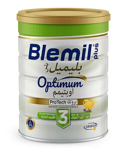 Blemil Plus Optimum Protech 3 Cow's Milk Powder For Toddlers From 1 To 3 Years, 800g