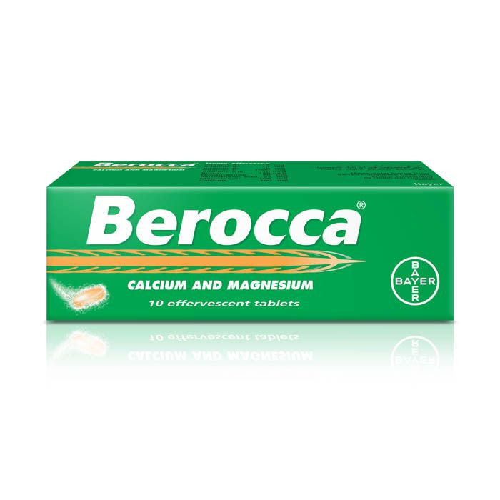 Berocca With Calcium & Magnesium Effervescent Tablets 10's