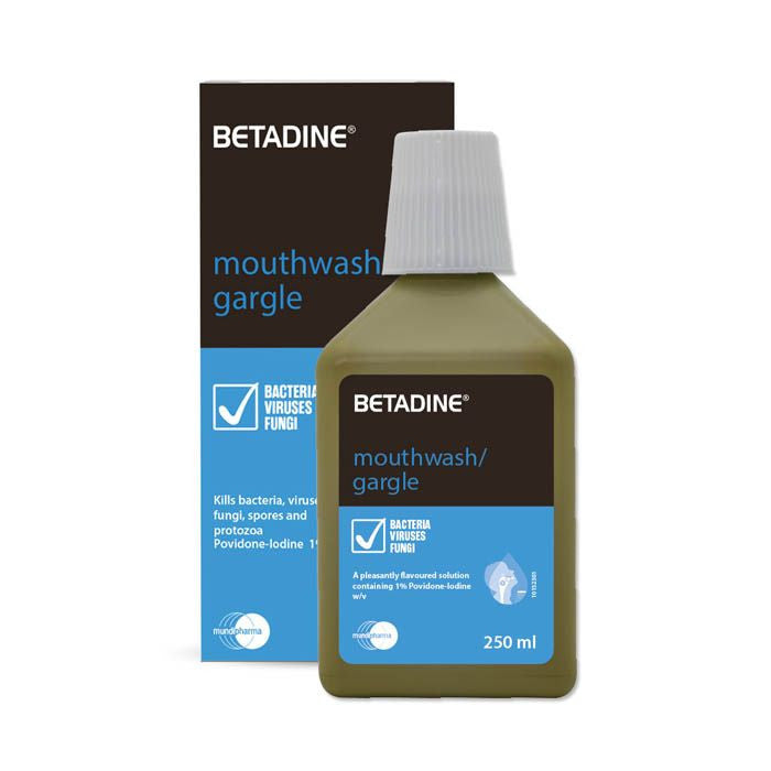 Betadine Mouthwash And Gargle 250 ml