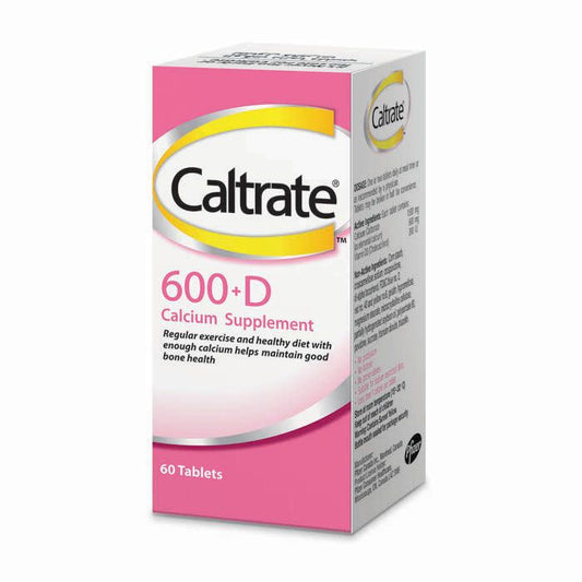 Caltrate 600 Mg With Vitamin D 60's