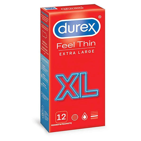 Durex Xl Thin Feel Condom 12s