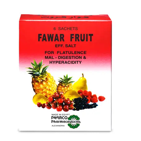 Fawar Fruit Effervescent Salt Sachets, 6 Sachets