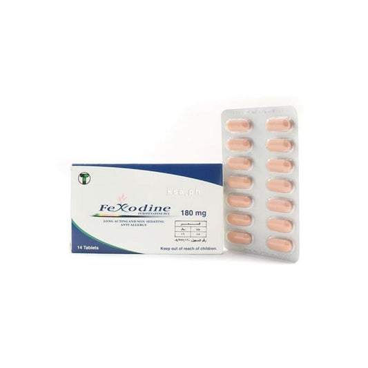 Fexodine 180mg Tablet 14's