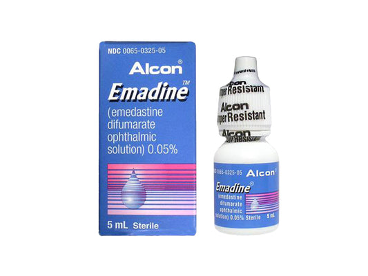 emadine 0?05% eye drop