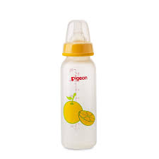 Pigeon Fruit Print Decorated Bottle 240 ml