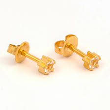 Studex Pr-L104Y Large Tiffany Crystal Earring Studs