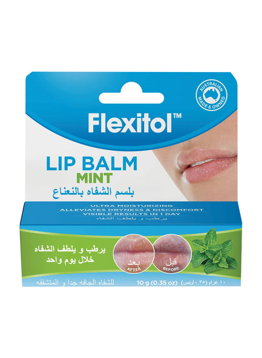 Flexitol Lip Balm Mint (2.5% Urea), 10g