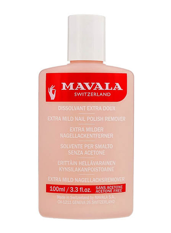 Mavala Nail Polish Remover Pink Extra Mild 100 ml