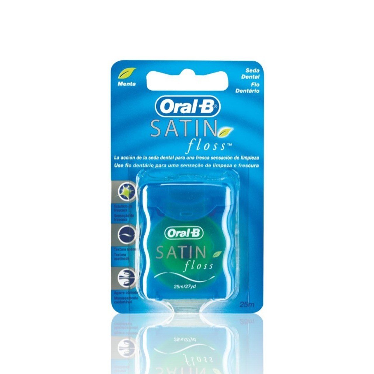 Oral-B Mint Satin Dental Floss, 25M