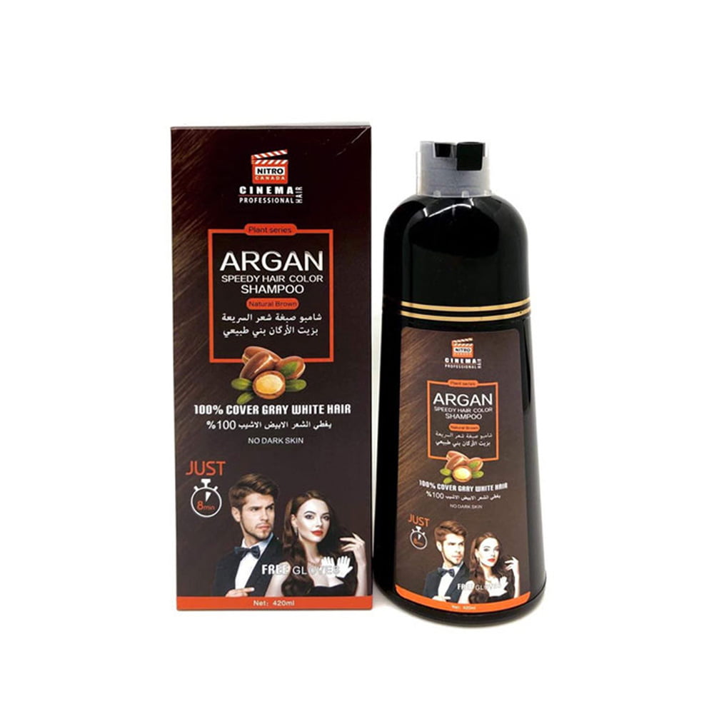 Argan Speedy Hair color NATURAL BROWN Shampoo