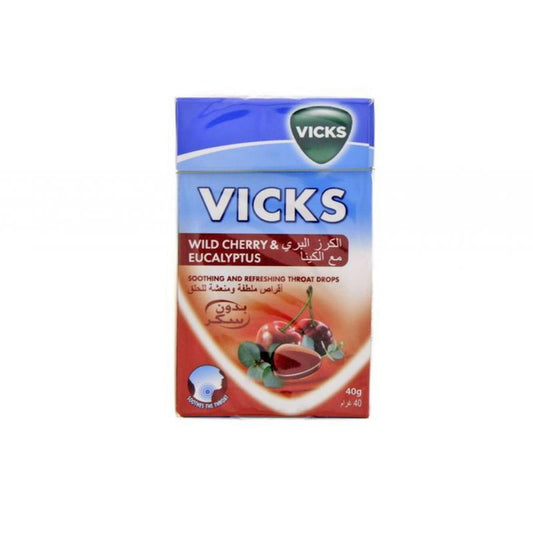 Vicks Lozenges Wild Cherry & Eucalyptus 40 g