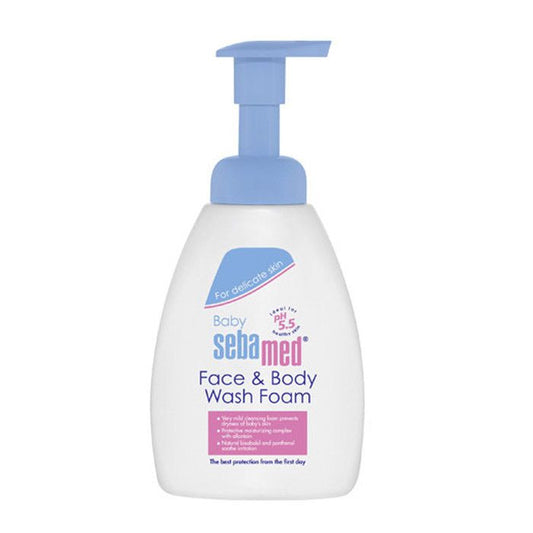 Sebamed Baby Face & Body Wash Foam 400 ml