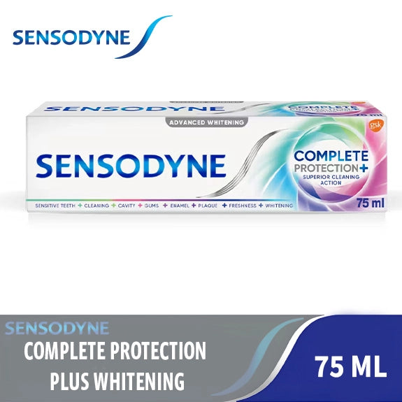 Sensodyne Complete Protection Plus Whitening Toothpaste, 75ml