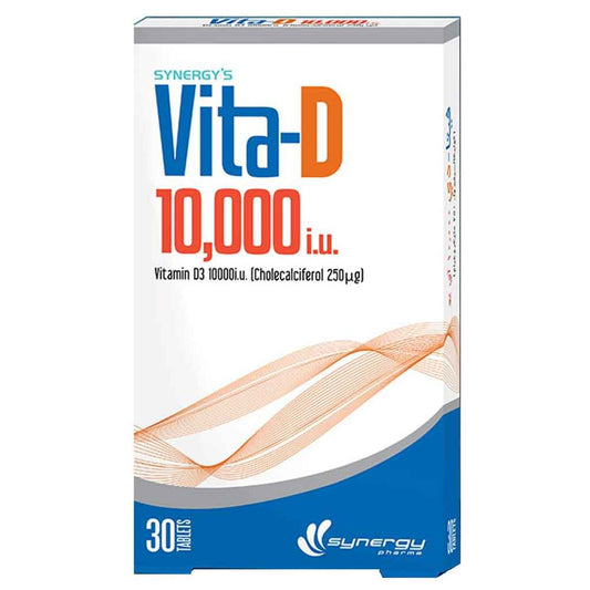 Synergy Vita-D 10000 Tablets, 30 Tablets